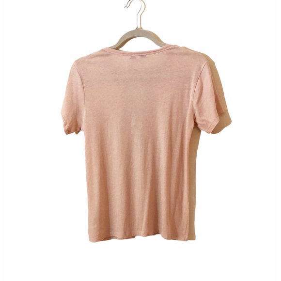 3/15$ Express One Eleven blush pink/cream tee size XS - Picture 4 of 7
